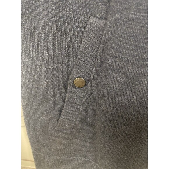 Banana Republic Full Zip Sweater Jacket Men’s Size Small Blue Mock Neck Collar - Picture 5 of 7